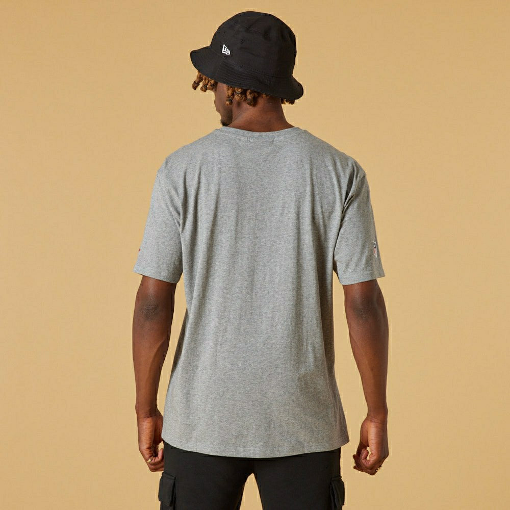 Tampa Bay Buccaneers Left Chest Logo New Era T-Shirt Gray - Taass Online