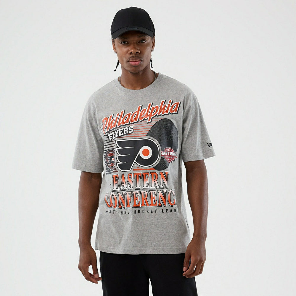Philadelphia Flyers Sport Classics Oversized NHL T-Shirt Gray - Taass for sale