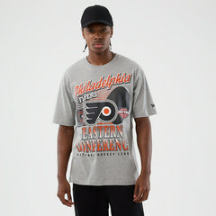Philadelphia Flyers Sport Classics Oversized NHL T-Shirt Gray - Taass for sale