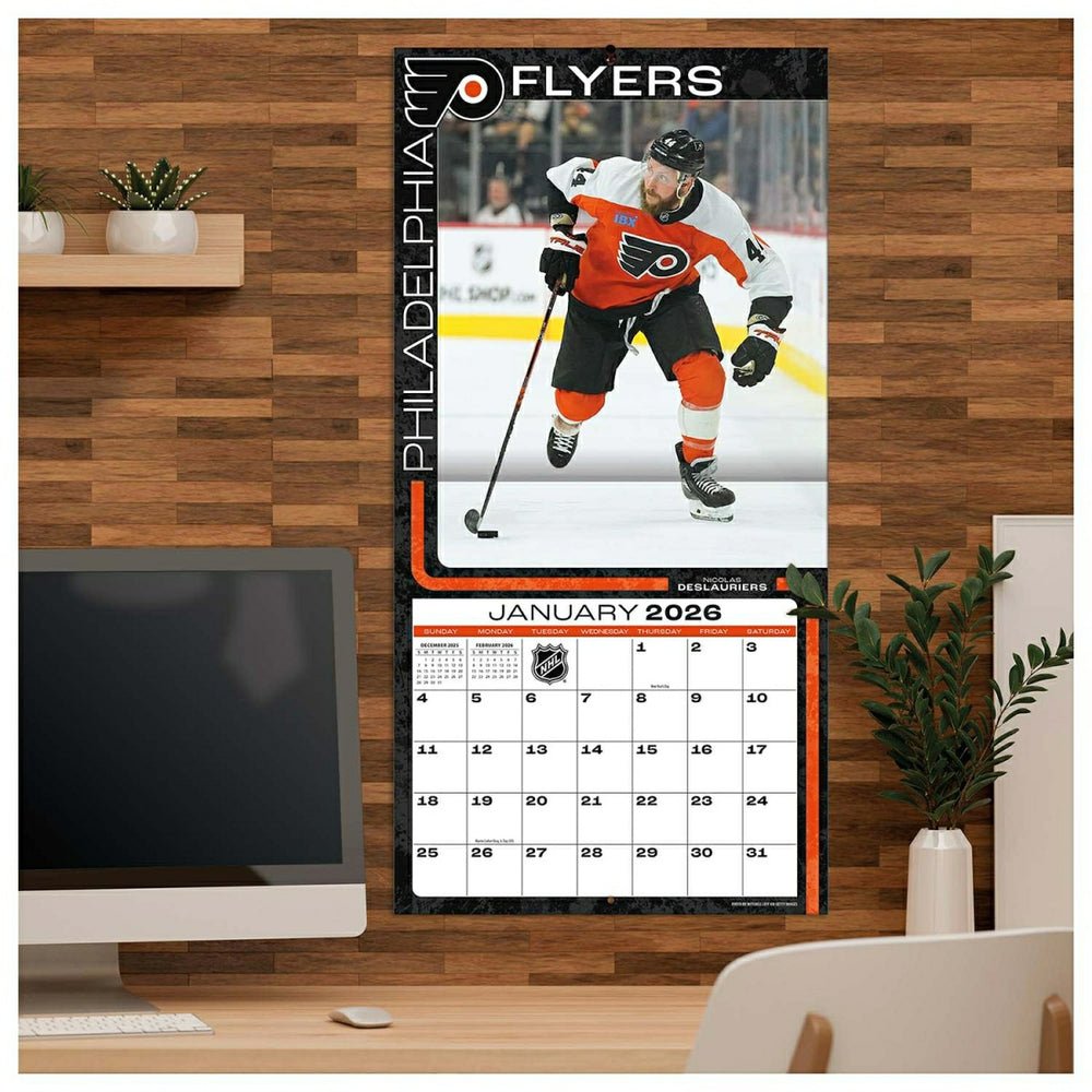 Philadelphia Flyers 2026 NHL Team Wall Calendar - Taass discount