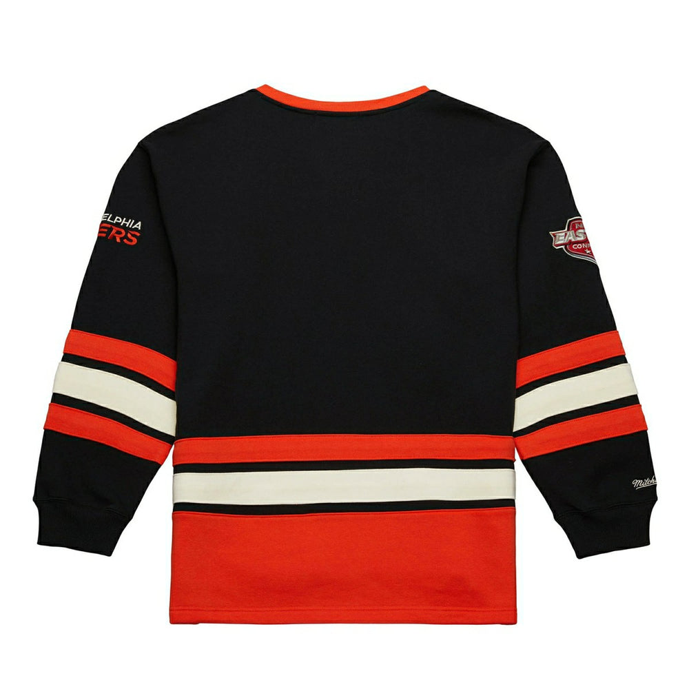 Philadelphia Flyers Mitchell & Ness Heritage NHL Lace-Up Jersey Crew - Taass on sale