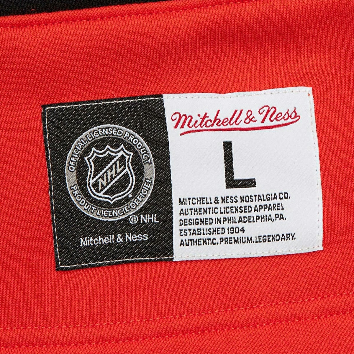 Philadelphia Flyers Mitchell & Ness Heritage NHL Lace-Up Jersey Crew - Taass on sale