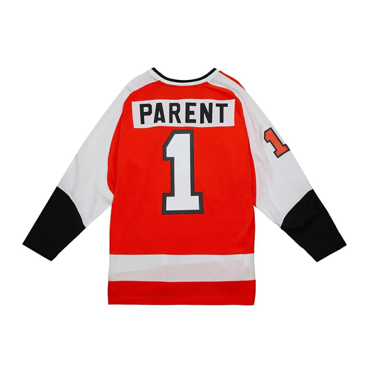 Bernie Parent #1 Philadelphia Flyers 1974-75 Mitchell & Ness NHL Jersey - Taass on sale
