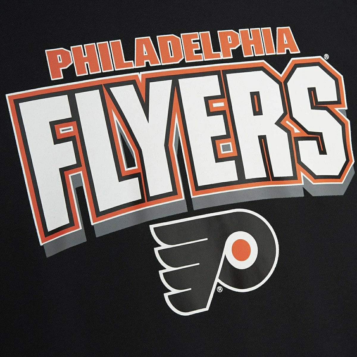 Philadelphia Flyers All Over Mitchell & Ness NHL Crew Fleece Pullover - Taass discount