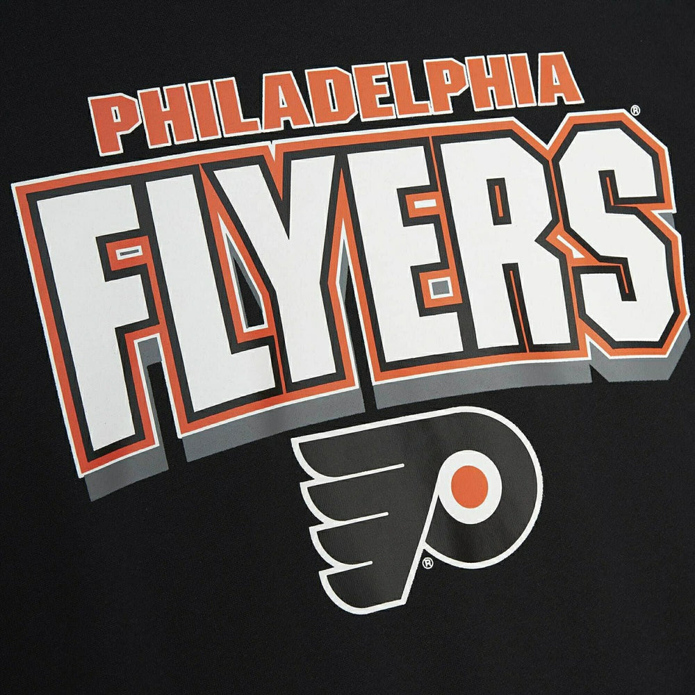 Philadelphia Flyers All Over Mitchell & Ness NHL Crew Fleece Pullover - Taass discount