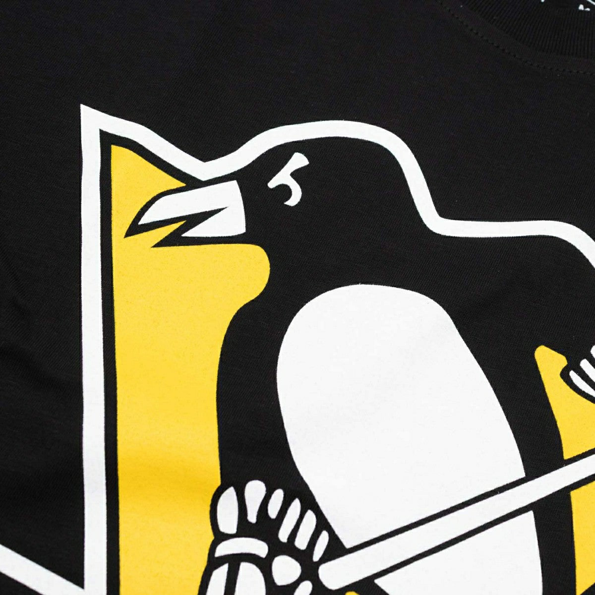 Pittsburgh Penguins Primary Logo NHL T-Shirt Black - Taass sale