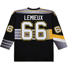 Mario Lemieux #66 Pittsburgh Penguins 1996-97 Premium Power Play NHL Jersey Black - Taass on sale