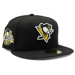 Pittsburgh Penguins 50 Years New Era 59FIFTY Fitted NHL Cap Black - Taass on sale