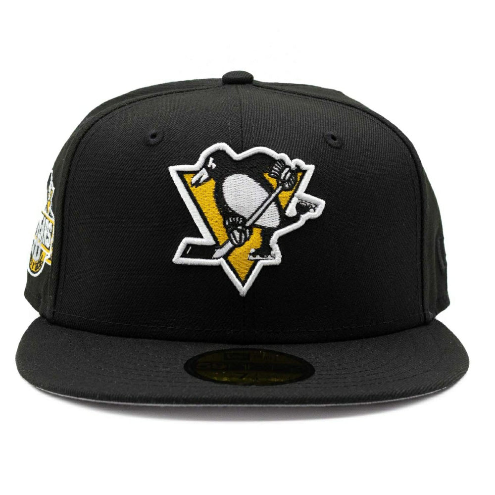 Pittsburgh Penguins 50 Years New Era 59FIFTY Fitted NHL Cap Black - Taass on sale