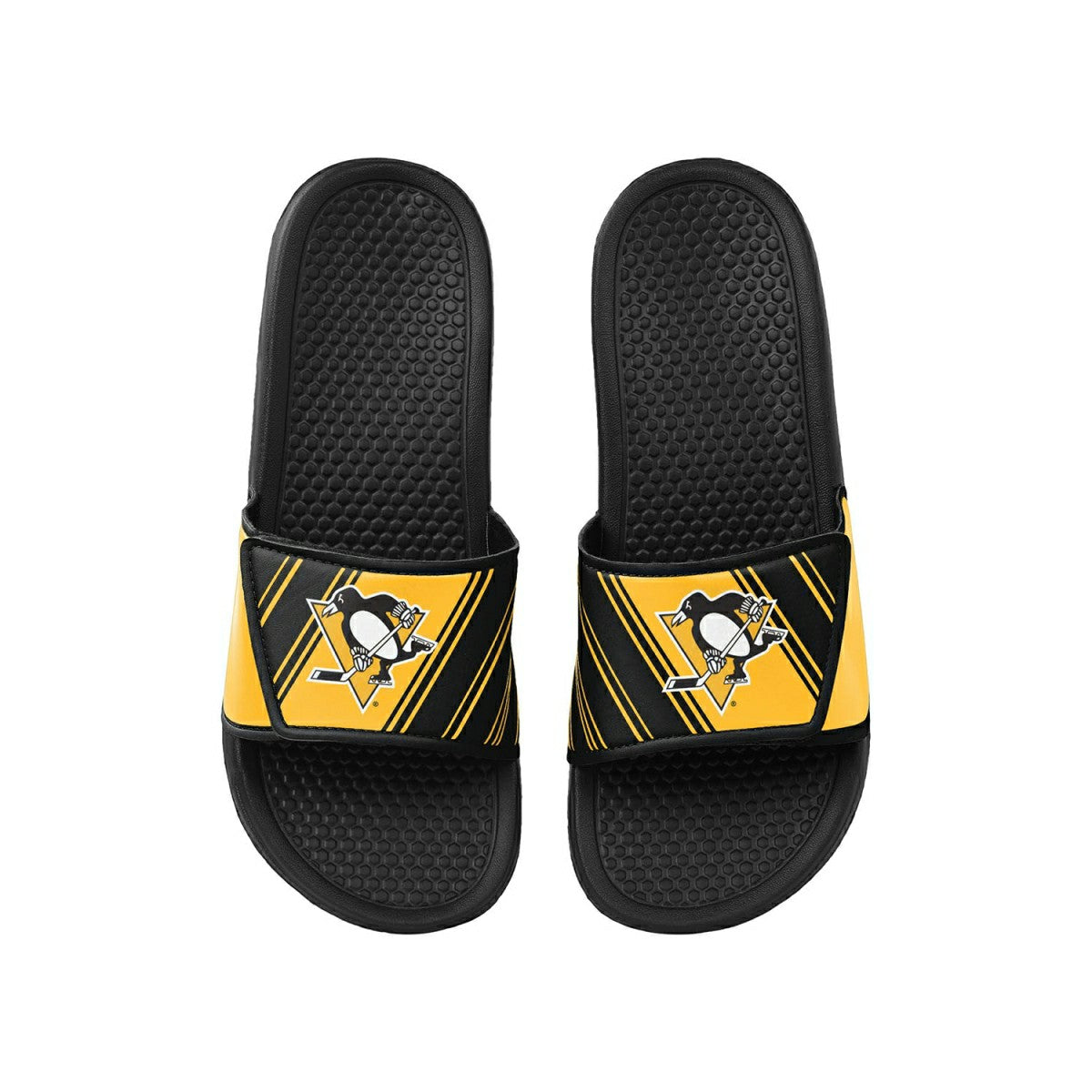 Pittsburgh Penguins Legacy Velcro NHL Sport Slides - Taass Online
