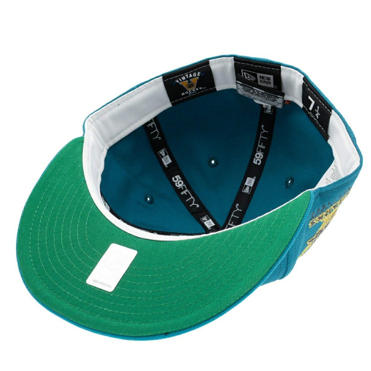 San Jose Sharks 5th Anniversary 59FIFTY Fitted NHL Cap Teal - Taass outlet