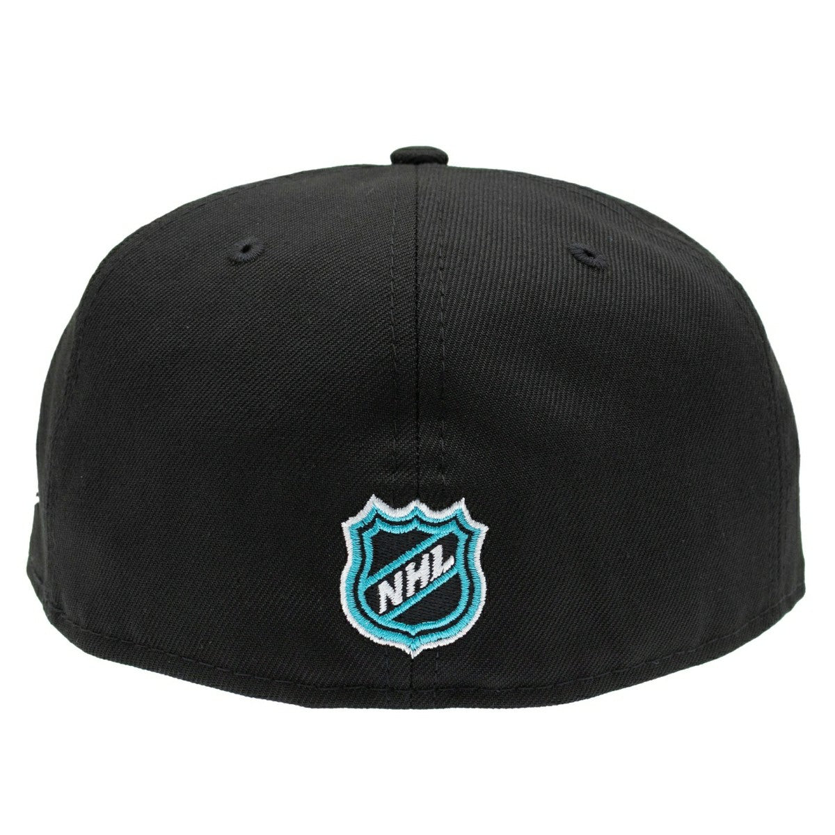 San Jose Sharks SJ Logo 59FIFTY Fitted NHL Cap Black - Taass discount