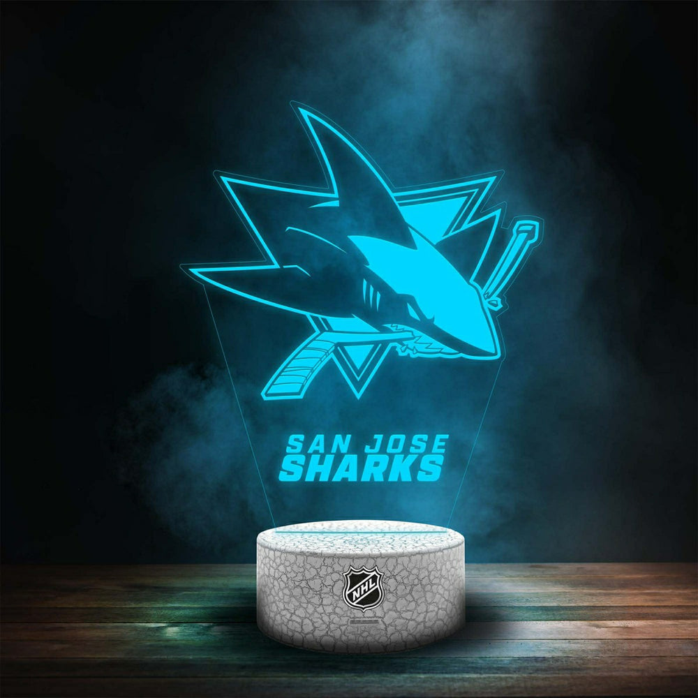 San Jose Sharks NHL Team Logo LED Sign - Taass US