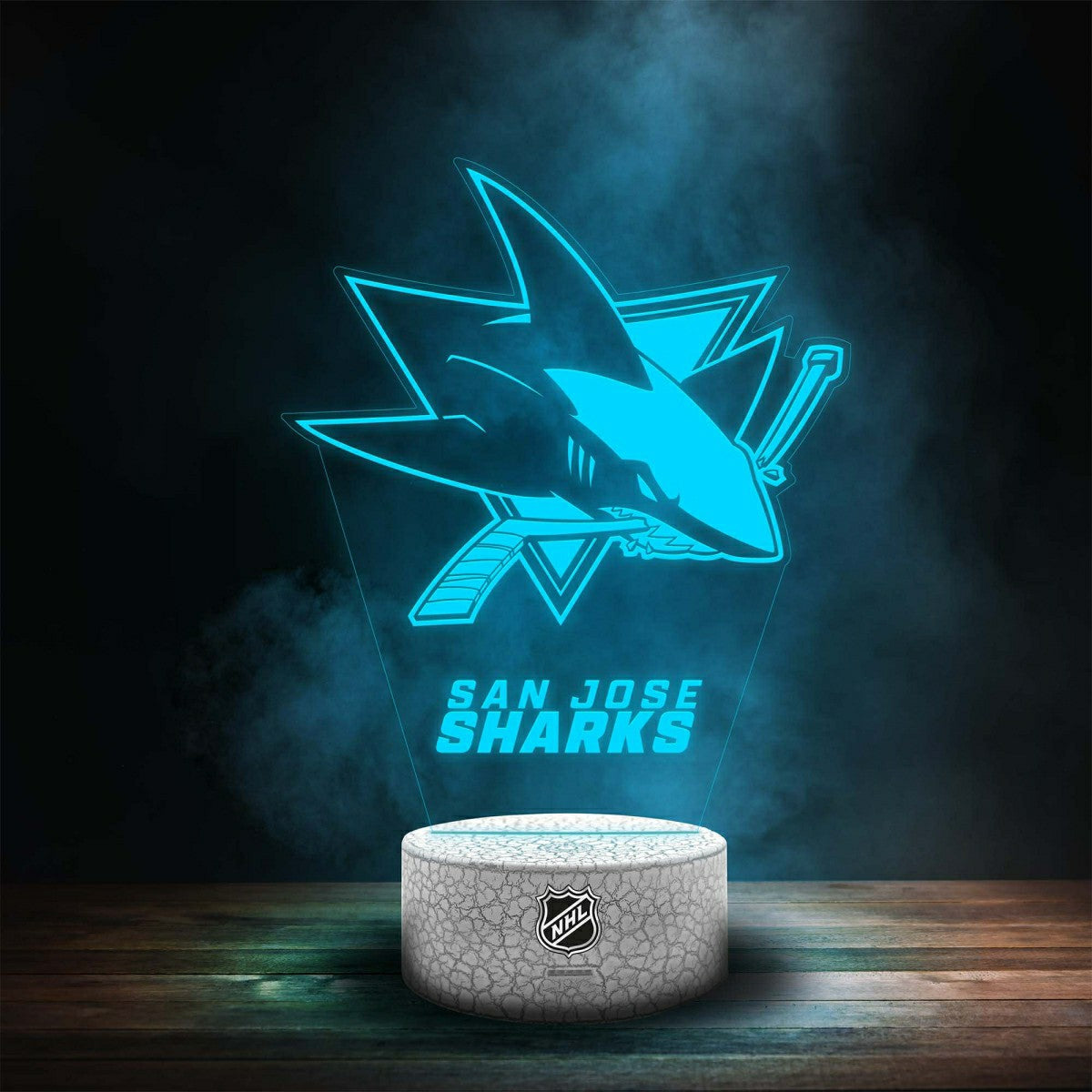 San Jose Sharks NHL Team Logo LED Sign - Taass US