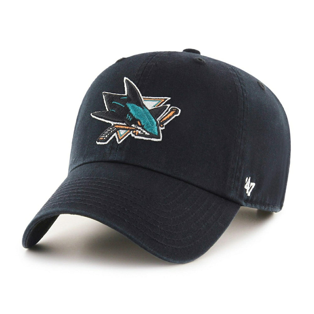 San Jose Sharks '47 Clean Up Adjustable NHL Cap Black - Taass outlet
