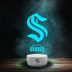 Seattle Kraken NHL Team Logo LED Sign - Taass outlet