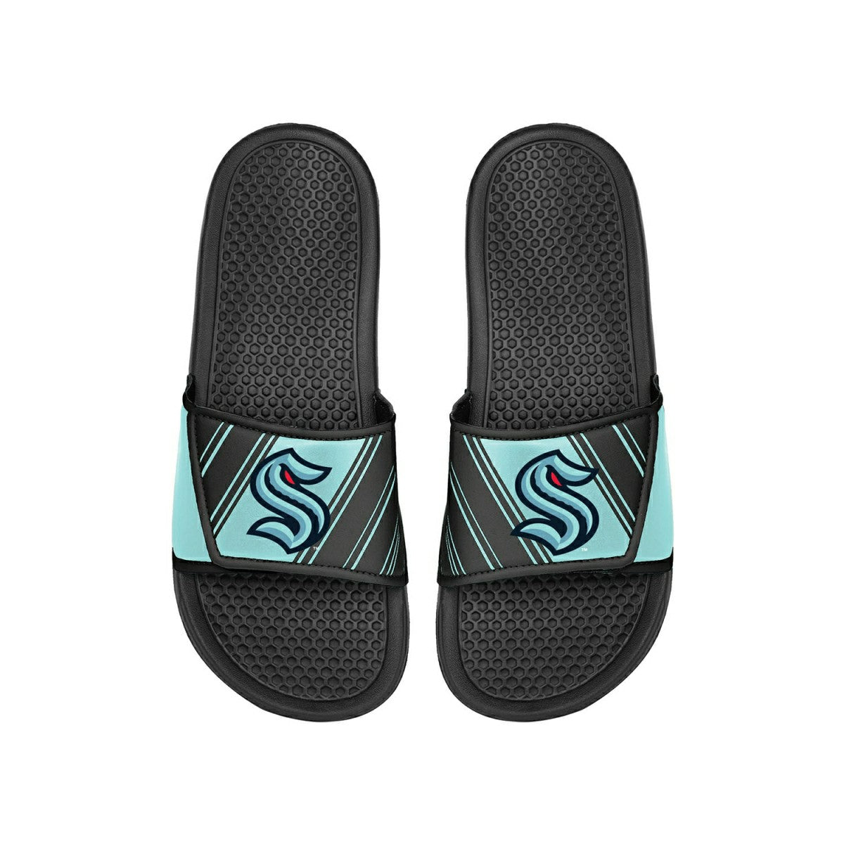 Seattle Kraken Legacy Velcro NHL Sport Slides - Taass sale