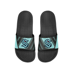 Seattle Kraken Legacy Velcro NHL Sport Slides - Taass sale