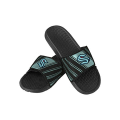 Seattle Kraken Legacy Velcro NHL Sport Slides - Taass sale