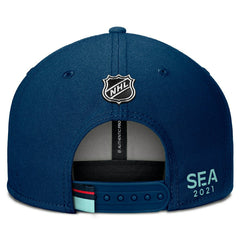 Seattle Kraken 2024/25 NHL Authentic Pro Rink Prime Snapback Cap - Taass for sale