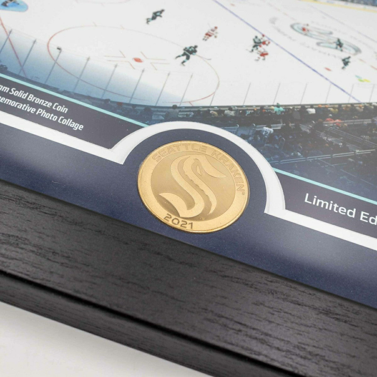 Seattle Kraken Bronze Coin Framed NHL Photo - Taass sale