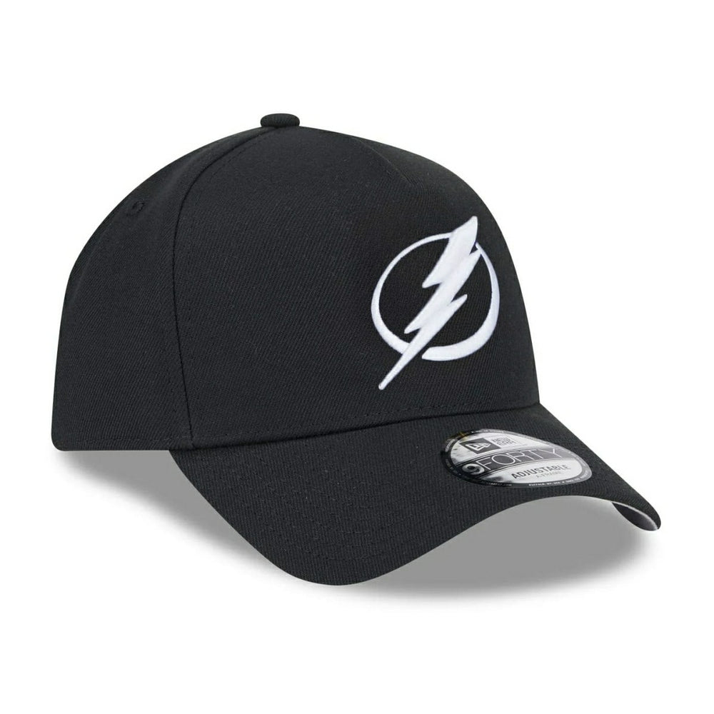 Tampa Bay Lightning New Era 9FORTY A-Frame Trucker NHL Cap Black - Taass sale