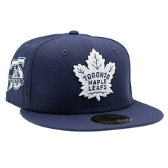 Toronto Maple Leafs 75th Anniversary 59FIFTY Fitted NHL Cap Navy - Taass for sale