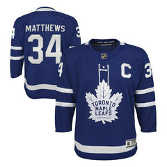 Auston Matthews #34 Toronto Maple Leafs Premier NHL Jersey Blue (YOUTH) - Taass Online