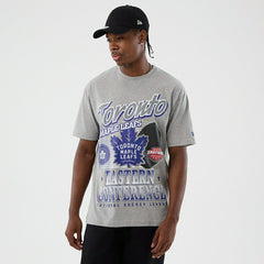 Toronto Maple Leafs Sport Classics Oversized NHL T-Shirt Gray - Taass discount