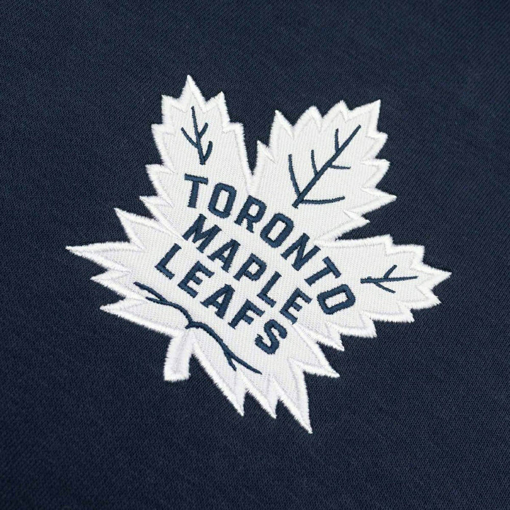 Toronto Maple Leafs Patch '47 Drop Shoulder NHL Hoodie Navy - Taass US
