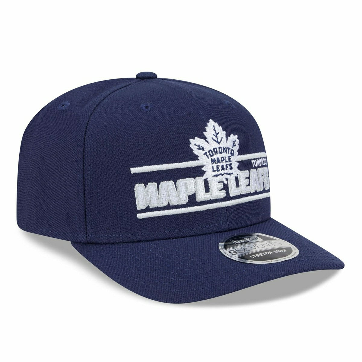 Toronto Maple Leafs NHL Stated 9SEVENTY Stretch-Snap Cap Navy - Taass sale