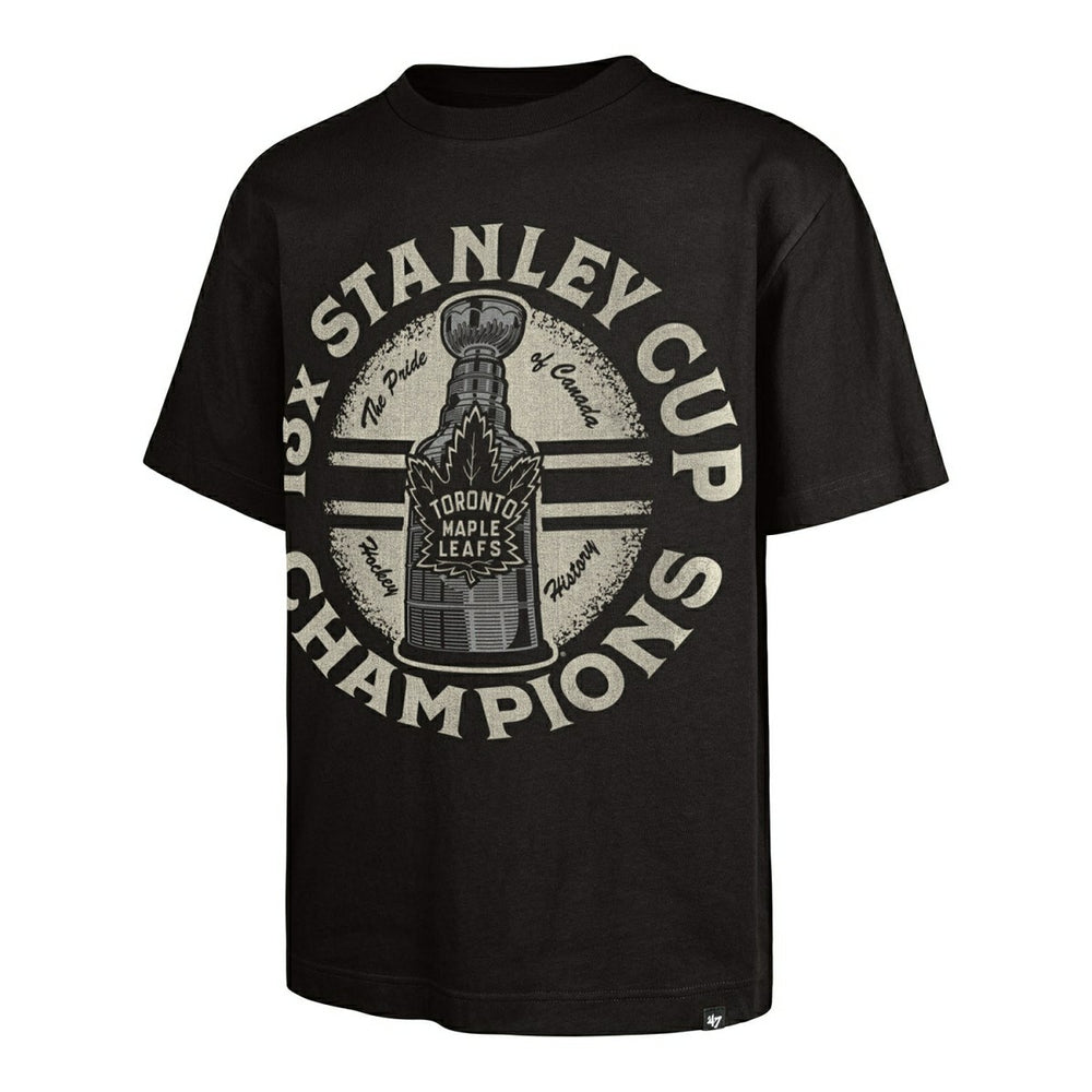 Toronto Maple Leafs Sigma '47 Foundation NHL T-Shirt Carbonite - Taass discount