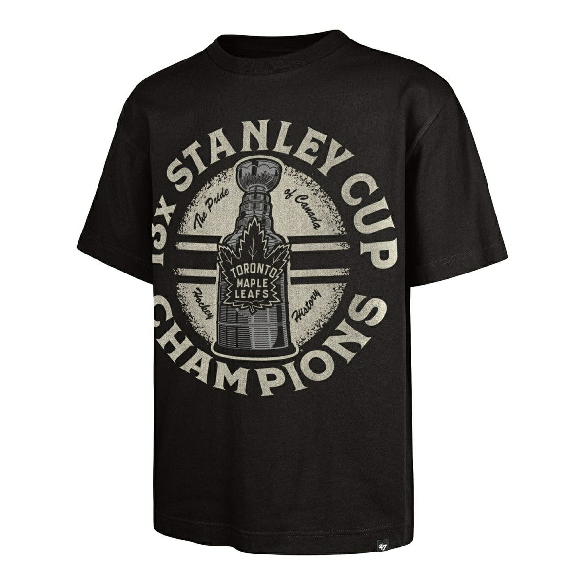 Toronto Maple Leafs Sigma '47 Foundation NHL T-Shirt Carbonite - Taass discount