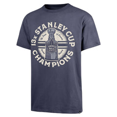 Toronto Maple Leafs Stanley Cup Champs '47 Drop Shoulder NHL T-Shirt Navy - Taass Online