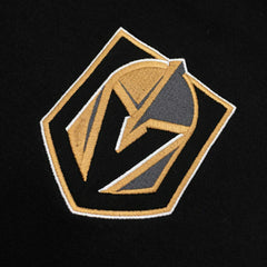 Vegas Golden Knights Patch '47 Drop Shoulder NHL Hoodie Black - Taass on sale