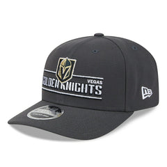 Vegas Golden Knights NHL Stated 9SEVENTY Stretch-Snap Cap Charcoal - Taass outlet