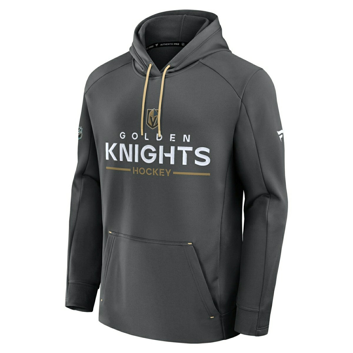 Vegas Golden Knights 2025/26 Authentic Pro Rink Tech NHL Hoodie Charcoal - Taass discount