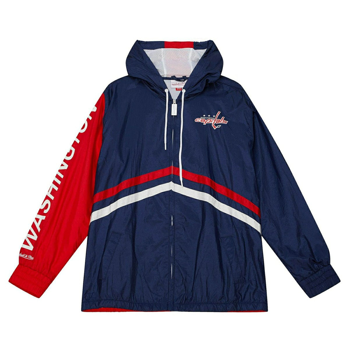 Washington Capitals Undeniable Mitchell & Ness NHL Windbreaker Jacket - Taass US
