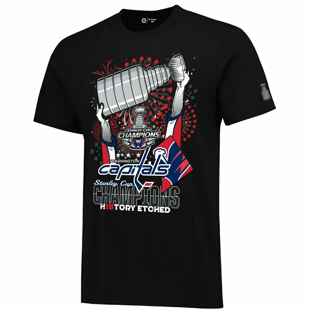 Washington Capitals 2018 Stanley Cup Champs Red Rising NHL T-Shirt - Taass US