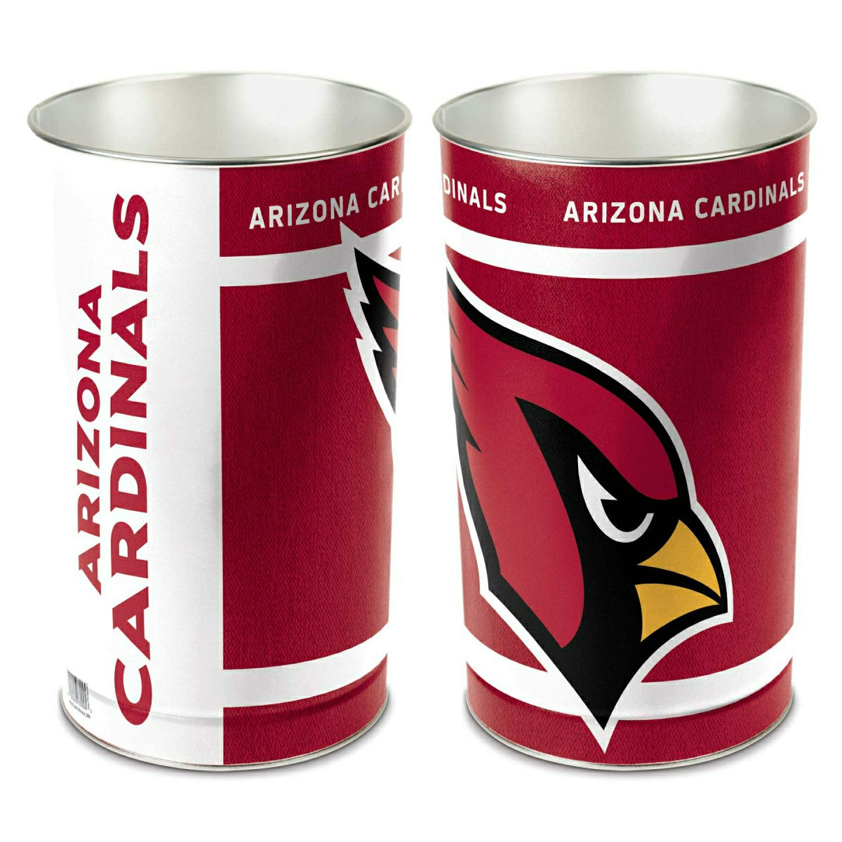Arizona Cardinals Metal NFL Wastebasket - Taass discount