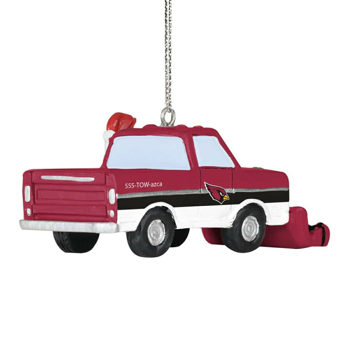 Arizona Cardinals NFL Snow Plow Truck Christmas Ornament - Taass Online
