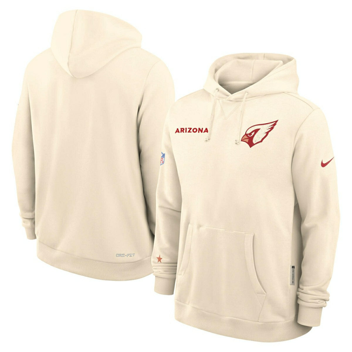 Arizona Cardinals 2025 Rivalries Sideline Standard Issue Hoodie Natural - Taass discount