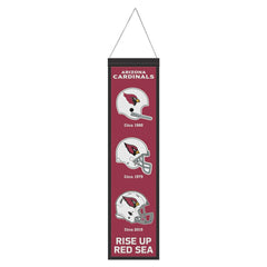 Arizona Cardinals Logo Evolution NFL Wool Banner - Taass outlet