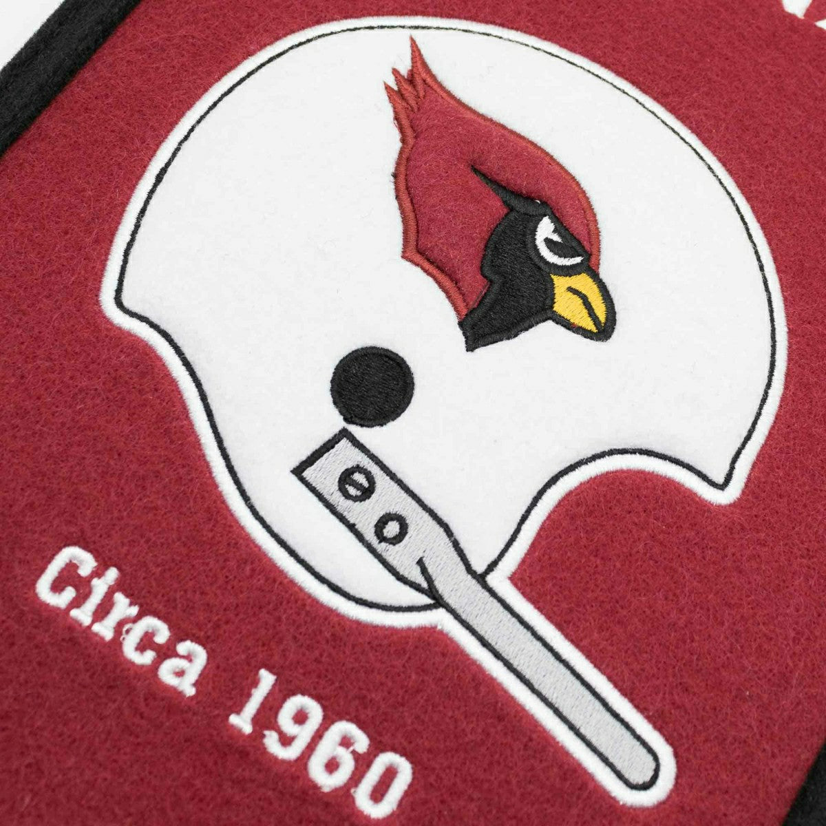 Arizona Cardinals Logo Evolution NFL Wool Banner - Taass outlet