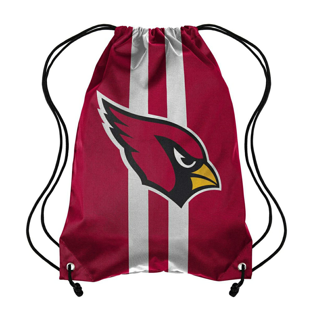 Arizona Cardinals Team Stripe NFL Drawstring Backpack - Taass discount