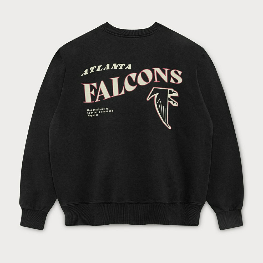 Atlanta Falcons L&L '96 Classics NFL Crew Sweater Black - Taass on sale