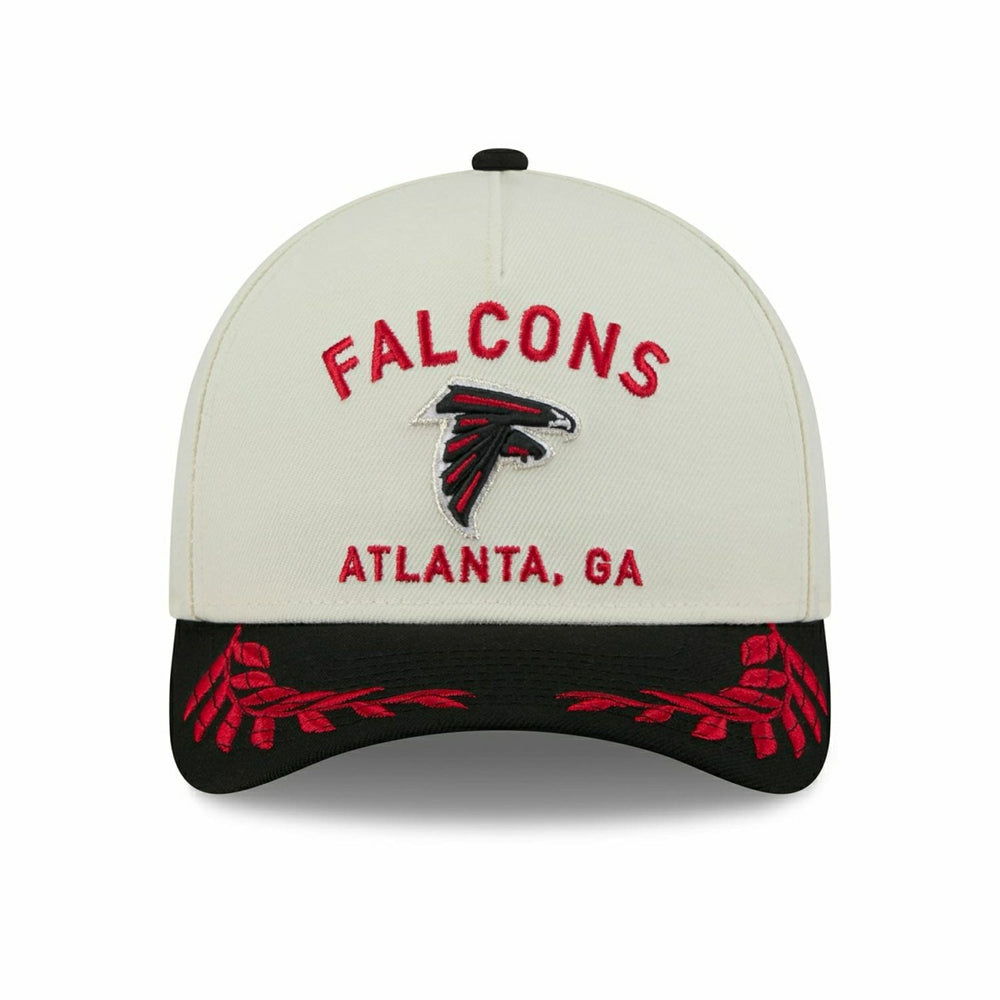 Atlanta Falcons 2025 NFL Draft 9FORTY M-Crown A-Frame Snapback Cap Cream - Taass sale