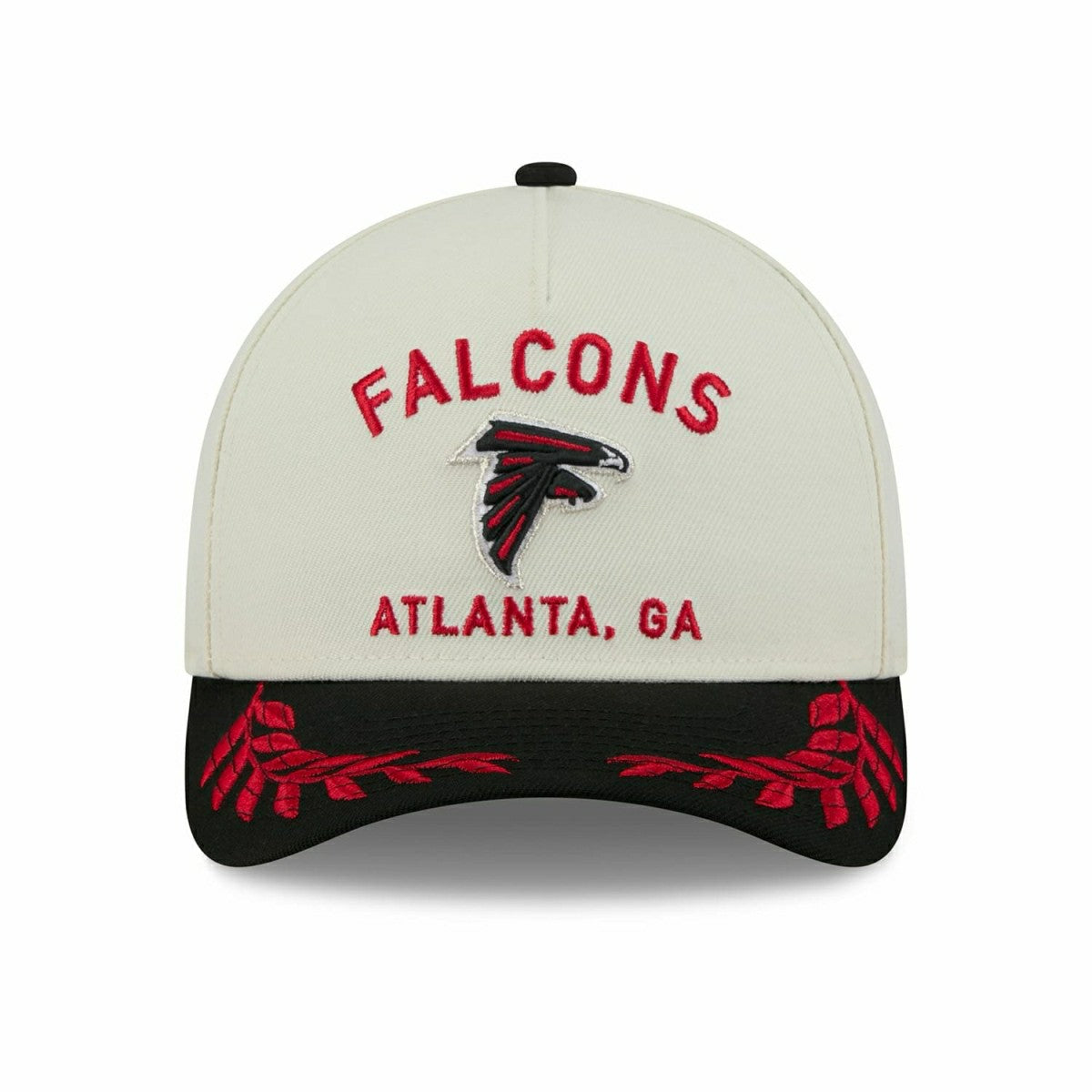 Atlanta Falcons 2025 NFL Draft 9FORTY M-Crown A-Frame Snapback Cap Cream - Taass sale