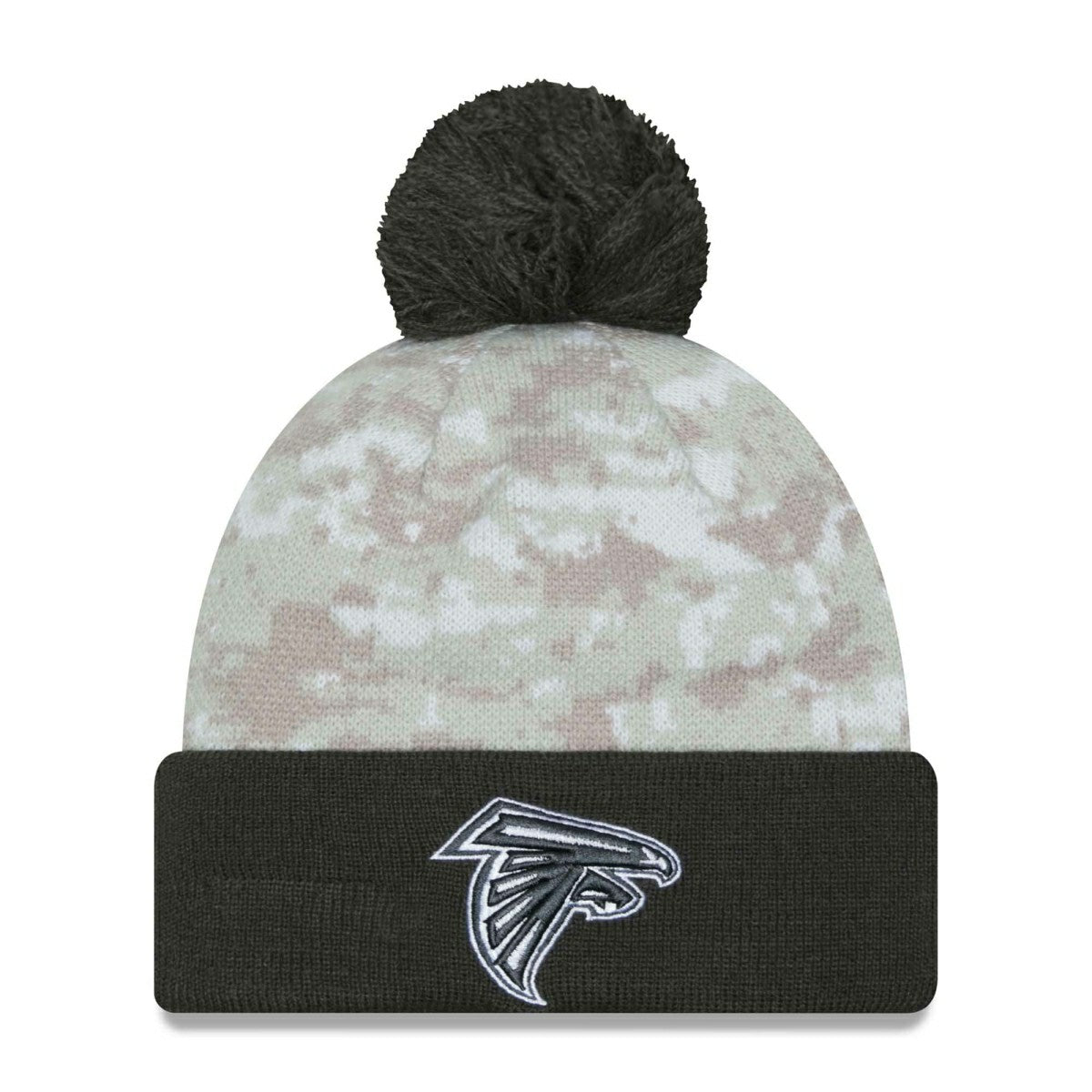 Atlanta Falcons 2024 NFL Salute to Service New Era Sport Pom Knit - Taass on sale