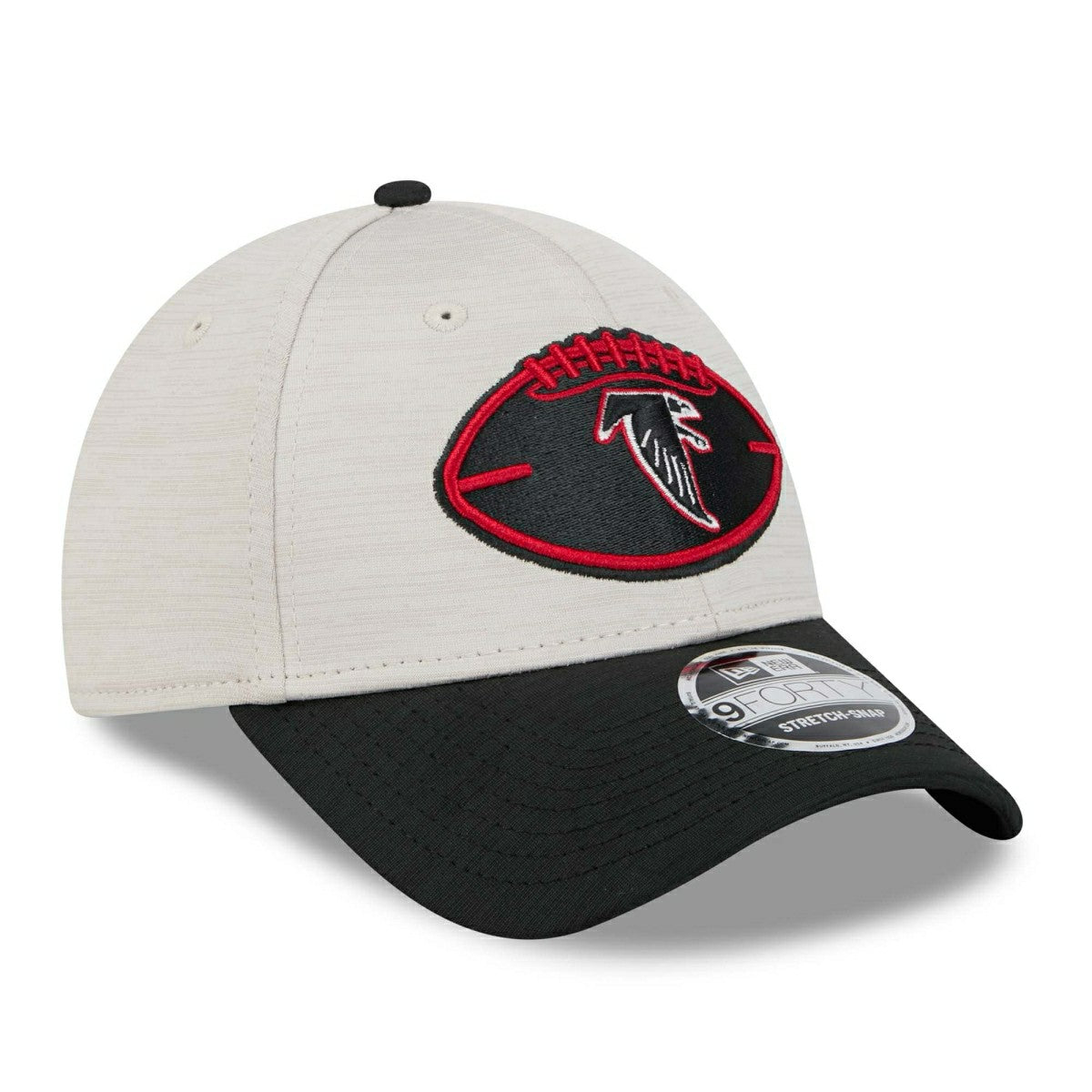 Atlanta Falcons Historic 2024 NFL Sideline New Era Stretch-Snap 9FORTY Cap - Taass US